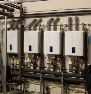 Boiler bank install